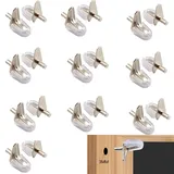 LiJuanWang Regalträger Bodenträger,20 Stück Regalträger Stützen,3 mm Bodenträger Glas-Bodenträger,Regal Bodenträger Regalstifte,für Schrank Bücherregal Möbel