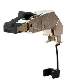 Metz Connect RJ45 Stecker Cat.6A Kabelzuführ.360 Grad 130E405042-E
