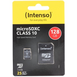 Intenso microSD Class 10 128 GB + microSD-Adapter