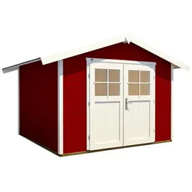 Weka Gartenhaus 122 2,41 x 2,35 m schwedenrot