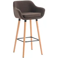 Deluke Barhocker, Braun, 55x99x46 cm, Esszimmer, Barmöbel, Barhocker