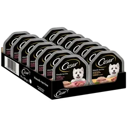 Cesar Hundefutter Klassik-Terrine 150g, verschiedene Sorten, 14er Pack