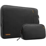 Tomtoc Defender-A13 Laptop-Sleeve Kit 14 Zoll Größe, Schwarz