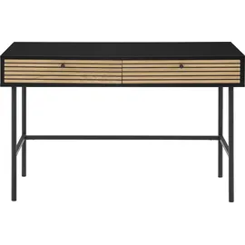 SalesFever Schreibtisch Schwarz/Eiche