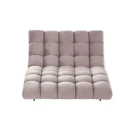Switch Relaxliege Delphi Velours 120 x 84 x 168 cm Rosa/Pink