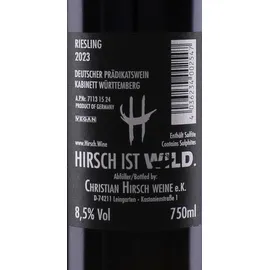 Christian Hirsch Riesling 90° Südwest 2022 0,75 l