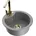 Diego 1-Becken-Granit-Spüle 6512-71-670300-50 Grau