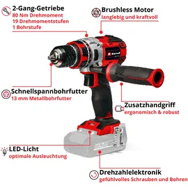 Einhell TP-CD 18/80 Li BL-Solo ohne Akku