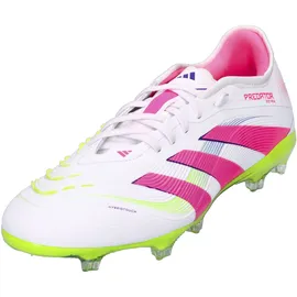adidas Predator Pro FG Herren Cloud White/Lucid Pink/Lucid Lemon 43 1/3