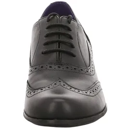 CLARKS Hamble Oak Derby, Schwarzes Leder, 37.5
