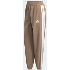 adidas Train Essentials 3-Streifen Woven Hose Beige S