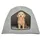 Trixie Hundekorb Jonna 75 x 55 cm hellgrau