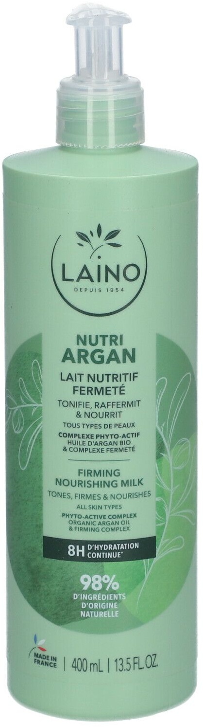 LAINO Lait Nutritif Fermeté Argan BIO 400 ml lait