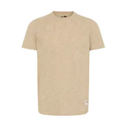 Rundhalsshirt SOLID "Rundhalsshirt SDFigos", Herren, Gr. XXL, beige (sand), Obermaterial: 100% Baumwolle CO., Shirts Rundhalsshirt