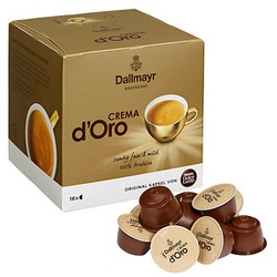 NESCAFÉ Dallmayr Crema d'Oro Kaffeekapseln 16 Portionen