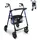 Mobiclinic Rollator faltbar und leicht Gehhilfe für übergewichtige Menschen blau