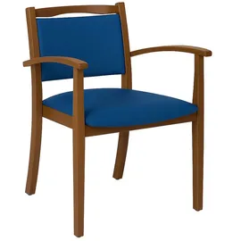 erides Seniorenstuhl Alexander Kunstleder blau