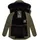 Navahoo Winterjacke "Lissandra", Damen, Gr. M (38), grün (olive), Obermaterial: 100% Polyester. Innenseite: 100% Polyester, Jacken Winterjacke, mit hochwertigem Steppdesign