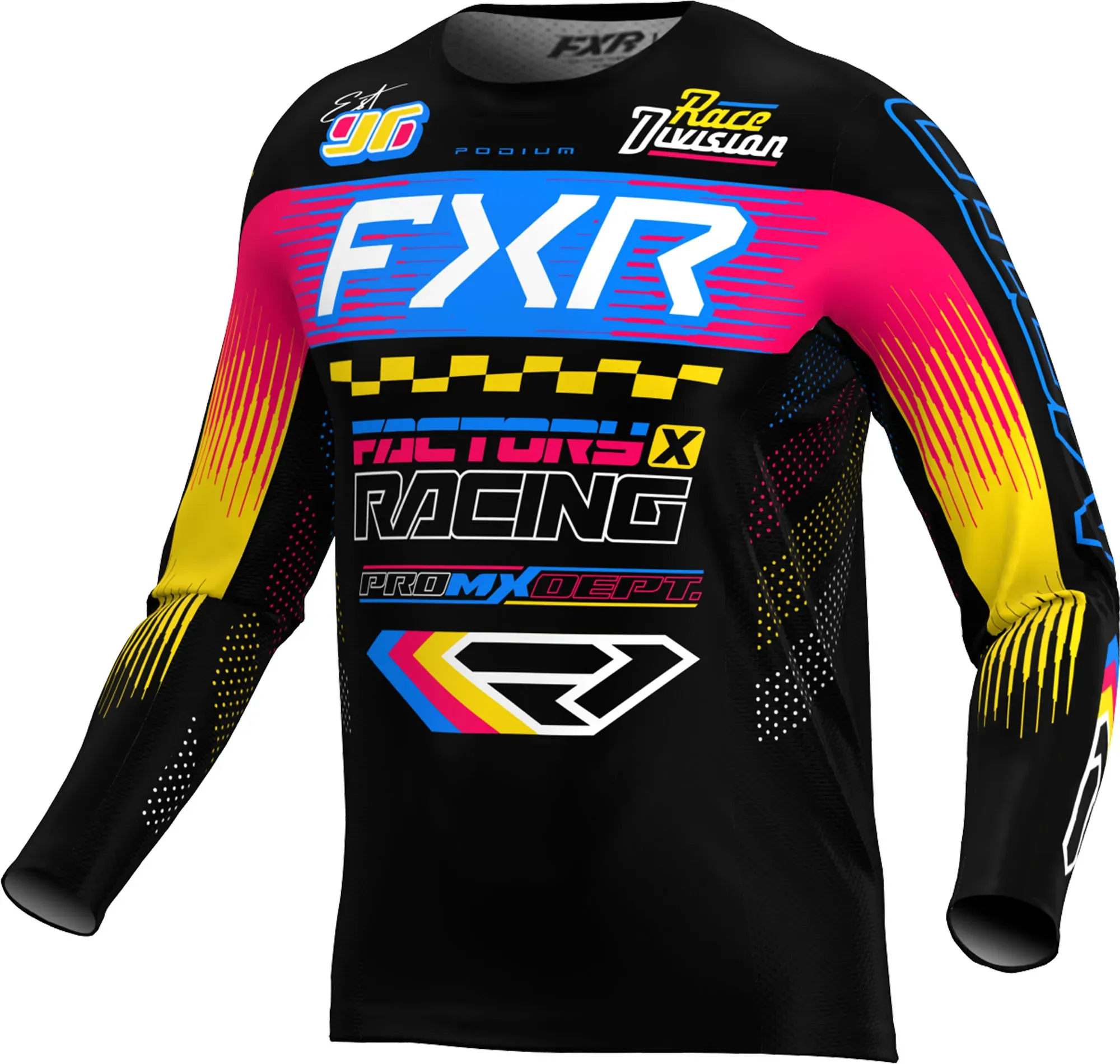 FXR Podium Gladiator Motocross Jersey, mehrfarbig, Größe 2XL für Männer
