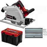 Einhell Tauchsäge Tauchsäge TE-PS 165 1.200 Watt + Führungsschiene 2 x 1m Systainer
