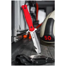 Dönges Rettungsmesser Expert Fixed, Farbe Rot