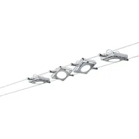 Paulmann MacLED Seilsystem-Set LED Spot 4x 4.3W Chrom matt,