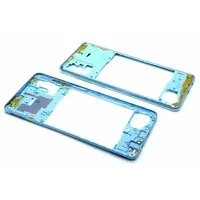 Handywest Kompatibel mit Samsung Galaxy A71 SM-A715F/DS A715F Mittelrahmen Middle Frame Rahmen Power Volume Flex Tasten Mittel Rahmen inkl Tastatur Prism Crush Blue