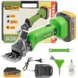 PROCRAFT SC20 Akku Schafschermaschine 20 V 76 mm
