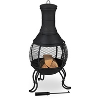 Terrassenofen Gartenkamin Aztekenofen Chimenea Feuerstelle Außenkamin Inkaofen