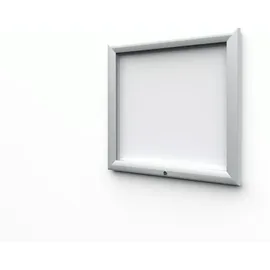 Showdown Displays Schaukasten Premium grau 6x DIN A4 80,5 x 4,7 x 76,0 cm, 1 St.