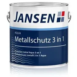 Jansen Aqua Metallschutz 3 in 1 seidenglänzend DB 703 0,75 l