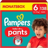 Pampers Windeln Pants Größe 6 (14-19kg) Monatsbox 138