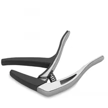 Stagg 19160 Trigger Kapodaster mit Gummiauflagen für Acoustic/E-Gitarre chrom