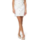 Zero Minirock leichter Denimstoff in Brilliant White | Gr.: 36