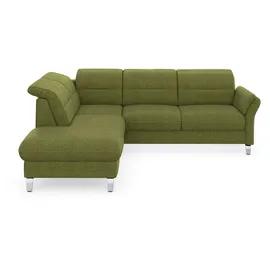 sit&more Eckcouch Federkern 3-Sitzer Grün
