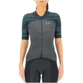 Uyn Biking Alpha Coolboost kurzarm Funktionsshirt Damen star grey/curacao M