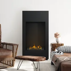 Noble Flame SANTIAGO [Design Ethanolkamin]: Schwarz-grau