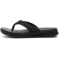 Skechers Herren Go Consistent Flip Flop-Athletic Beach Shower Shoe Slipper Thong Sandals Flipflop, Schwarzes Textil-Synthetik, 47 EU - 47 EU