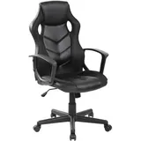 Mobili Rebecca Gaming-Stuhl, Schwarz, 61x106x60 cm, Kinder- & Jugendzimmer, Jugendmöbel, Gamingstühle