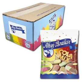Ahoj-Brause (5,30€/1kg) Frigeo Ahoj-Brause Cola-Mix, vegane Kaubonbons, 16 Beutel je 150g