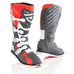 Acerbis X-Race Motocross Stiefel, grau-rot, Größe 44 für Männer