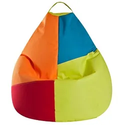 SITTING POINT Harlekin XL Sitzsack bunt