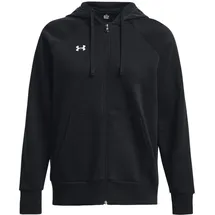 Under Armour Rival Fleece Kapuzenjacke Damen 001 black/white 36