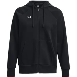 Under Armour Rival Fleece Kapuzenjacke Damen 001 black/white 36