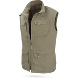 normani Outdoor Sports Herren Outdoor Weste Kudu in Stone | Gr.: L