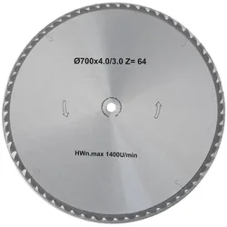 BAMATO 700mm HM-Sägeblatt für HOS-700 und HOS-750