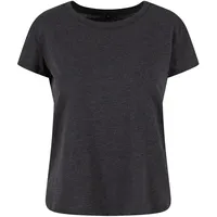 Build Your Brand Damen BY052-Ladies Box Tee T-Shirt, Charcoal,