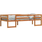 "Rabatt" Kinderbett Stabile - mit Robuste Latten - Wachsbraun 90x190 cm Massivholz Kiefer - Klassische Betten CC23364 - Braun