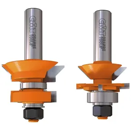 CMT 955.506.11 Hartmetall V-Nut und Federverbindungs-Set S=12 D=34,7-44,45