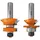 CMT 955.506.11 Hartmetall V-Nut und Federverbindungs-Set S=12 D=34,7-44,45